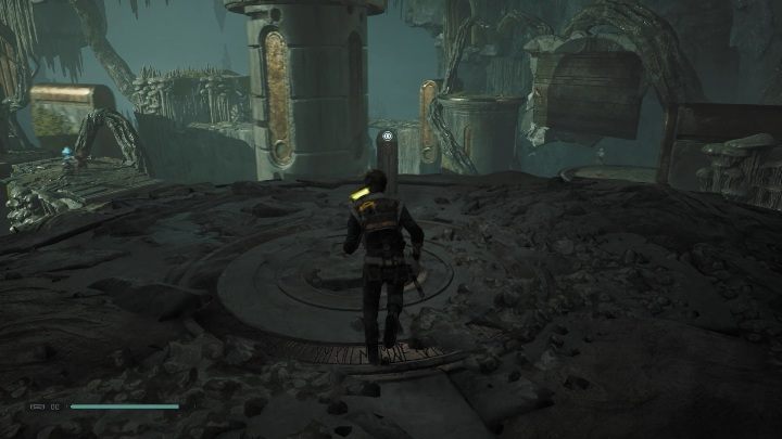 Once you reach the part of the tomb shown in the screen above, you must activate the mechanism that will allow you to pass through - Tomb of Miktrull | Jedi Fallen Order Tombs - Tombs - Star Wars Jedi Fallen Order Guide