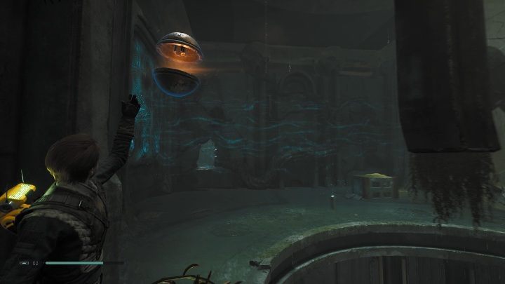 Your next task will be to pull out one of the spheres and burn another shrubs and vines - Tomb of Miktrull | Jedi Fallen Order Tombs - Tombs - Star Wars Jedi Fallen Order Guide