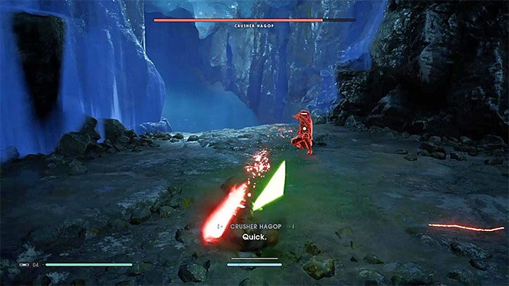 Crusher Hagop attacks you mainly with firearms - Crusher Hagop (Zeffo) | Fallen Order Boss - Bosses - Star Wars Jedi Fallen Order Guide