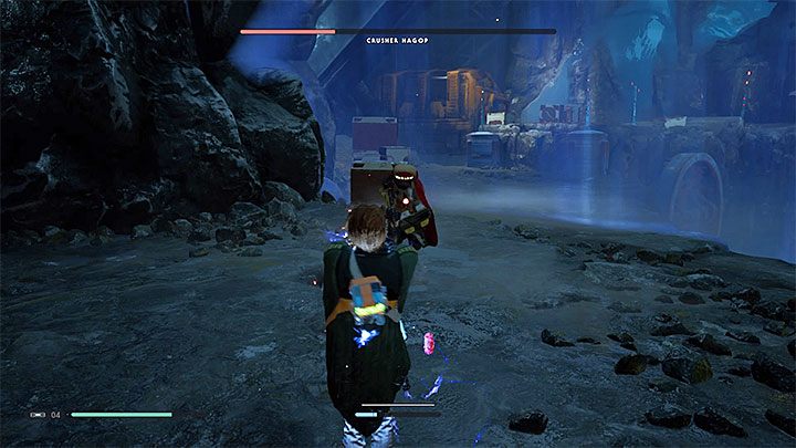 Unfortunately, this duel has an imposed ending - Cal must be captured by the bounty hunter - Crusher Hagop (Zeffo) | Fallen Order Boss - Bosses - Star Wars Jedi Fallen Order Guide