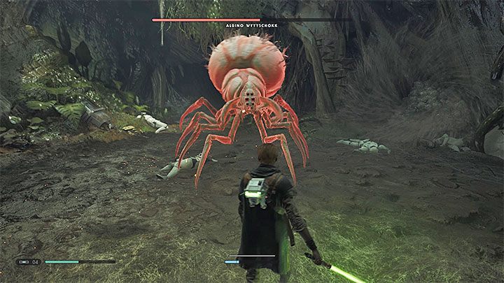 The boss also uses melee attacks - Albino Wyyyschokk (Kashyyyk) | Fallen Order Boss - Bosses - Star Wars Jedi Fallen Order Guide