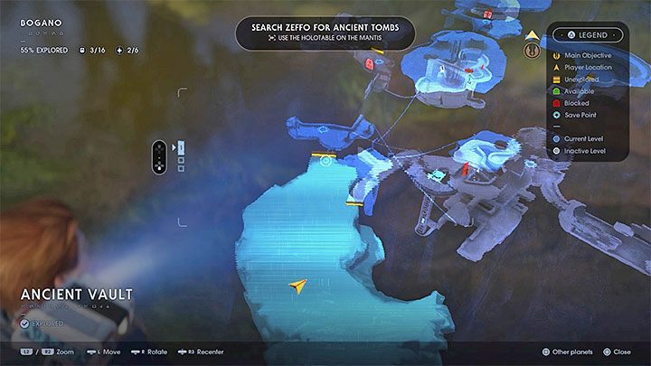 There is no arrow in the game that would show you the way to your destination - Starting tips for Star Wars Jedi Fallen Order - Basics - Star Wars Jedi Fallen Order Guide