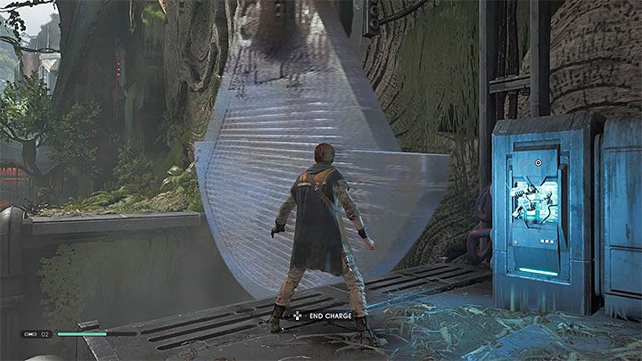 Return to the central part of the jungle and go back to the panel you saw earlier - Chapter 3 Kashyyyk | Fallen Order Walkthrough - Main Story - Star Wars Jedi Fallen Order Guide