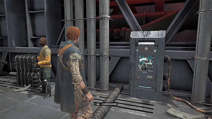 After winning the battle, find a new terminal to use BD-1s Overcharge - Chapter 3 Kashyyyk | Fallen Order Walkthrough - Main Story - Star Wars Jedi Fallen Order Guide