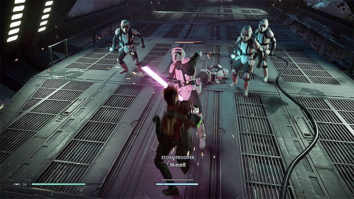 Youll meet first Stormtroopers as soon as you get out of the water - Chapter 6 Fortress Inquisitorius - game finale | Fallen Order Walkthrough - Main Story - Star Wars Jedi Fallen Order Guide