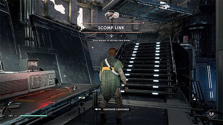 In order to complete the main story, you need to be interested only in the lower levels of the tower, and specifically reach the workshop table shown in the picture - Chapter 3 Return to Zeffo | Fallen Order Walkthrough - Main Story - Star Wars Jedi Fallen Order Guide