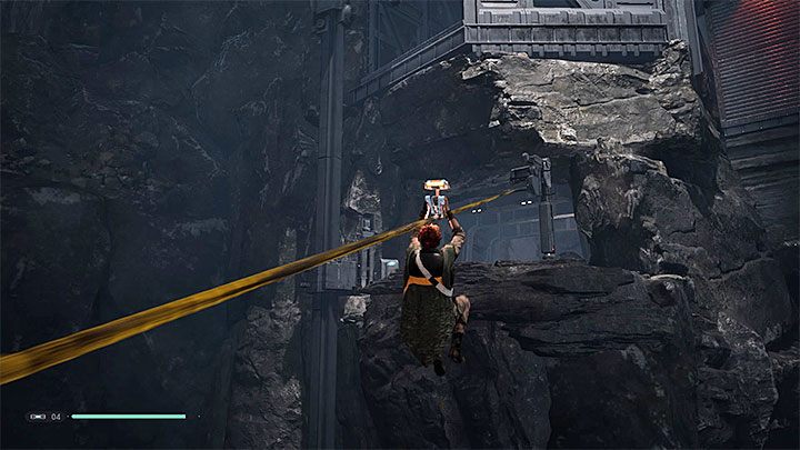 You can test the new upgrade right away - powered zipline allows you to move up to higher levels via special linking ropes - Chapter 3 Return to Zeffo | Fallen Order Walkthrough - Main Story - Star Wars Jedi Fallen Order Guide