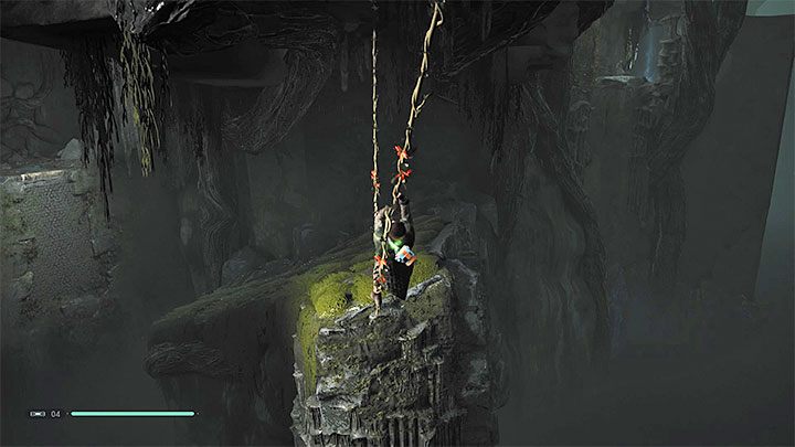 Start by squeezing through the rocks - Chapter 3 Tomb of Miktrull | Fallen Order Walkthrough - Main Story - Star Wars Jedi Fallen Order Guide