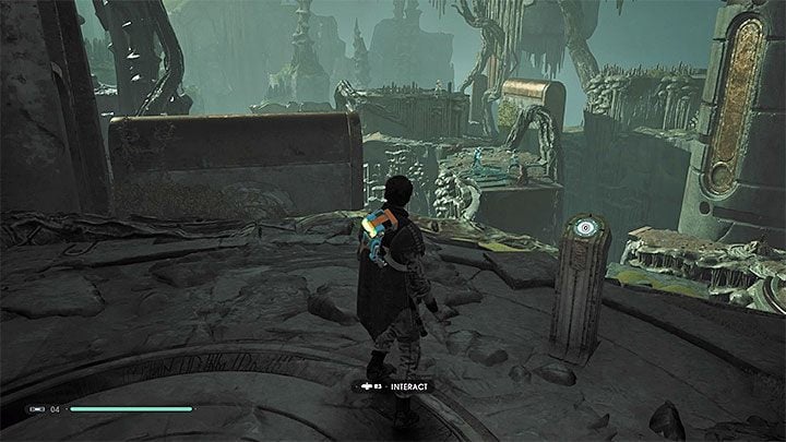 Jump on small ledges over a precipice and eliminate new Stormtroopers - Chapter 3 Tomb of Miktrull | Fallen Order Walkthrough - Main Story - Star Wars Jedi Fallen Order Guide