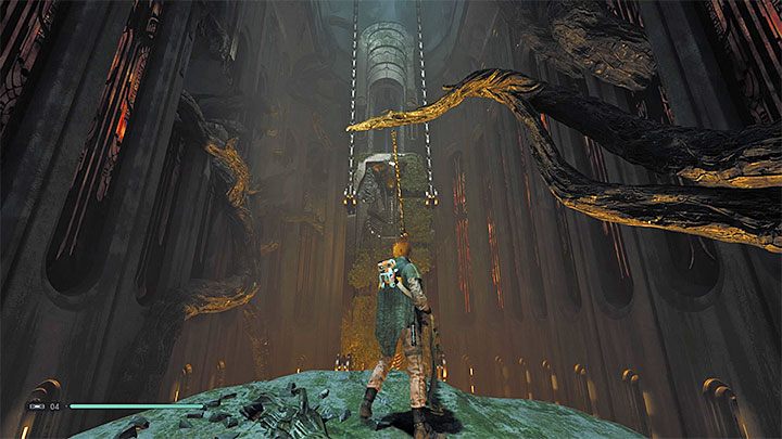 You can test your new skill right away - you have to pull a rope that is too far away to jump to it - Chapter 3 Tomb of Miktrull | Fallen Order Walkthrough - Main Story - Star Wars Jedi Fallen Order Guide