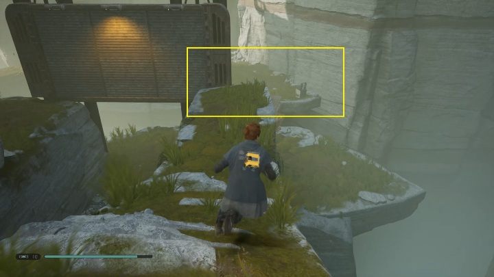 In Subterranean Refuge you have to jump to the lower floor - as shown in the screen above - How do I get to Abandoned Workshop on planet Bogano in Jedi Fallen Order? - Riddles - Star Wars Jedi Fallen Order Guide