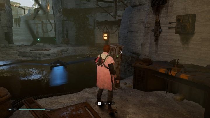 Disable the mechanism that regulates the current in this location - How to turn the electricity off on Bogano in Jedi Fallen Order? - Riddles - Star Wars Jedi Fallen Order Guide