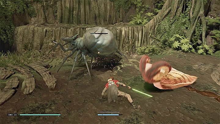 The sequence ends when Cal lands in the water - Chapter 4 Return to Kashyyyk | Fallen Order Walkthrough - Main Story - Star Wars Jedi Fallen Order Guide