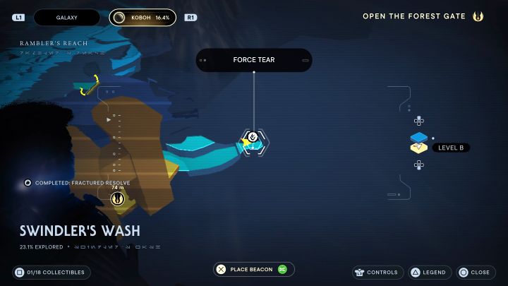 Location: Koboh - Swindler' - Star Wars Jedi Survivor: All Force Tears - Unique Collectibles - Star Wars Jedi Survivor guide