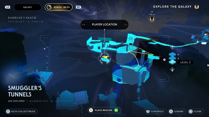 Location: Koboh - Smuggler' - Star Wars Jedi Survivor: All Force Tears - Unique Collectibles - Star Wars Jedi Survivor guide