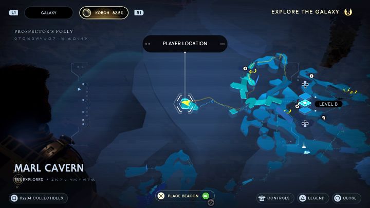 Catapult yourself from the balloon in the direction of the shelf - Star Wars Jedi Survivor: All Force Tears - Unique Collectibles - Star Wars Jedi Survivor guide