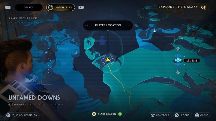 Head toward the large gate - Jedi Survivor: Untamed Downs - list of secrets (part 2) - Koboh - Star Wars Jedi Survivor guide