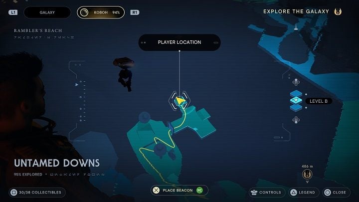 Go through the aforementioned door - a legendary enemy awaits behind it - Jedi Survivor: Untamed Downs - list of secrets (part 2) - Koboh - Star Wars Jedi Survivor guide