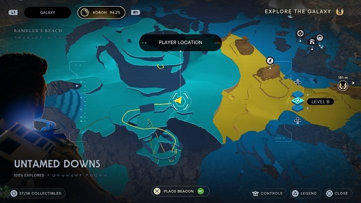 Staying on the same level, head straight and go outside - Jedi Survivor: Untamed Downs - list of secrets (part 2) - Koboh - Star Wars Jedi Survivor guide