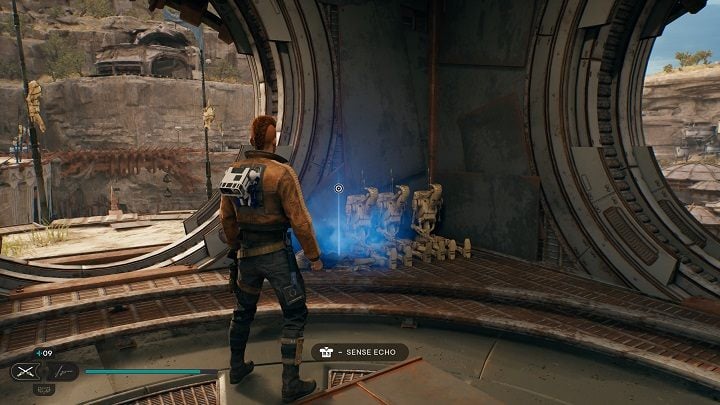 In the same building as Databank #4, there is another echo to collect - Jedi Survivor: Fort KahLin - list of secrets - Koboh - Star Wars Jedi Survivor guide