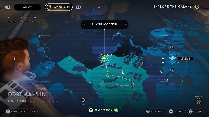 Look around for a nearby bridge, and then go through another bridge - Jedi Survivor: Fort KahLin - list of secrets - Koboh - Star Wars Jedi Survivor guide