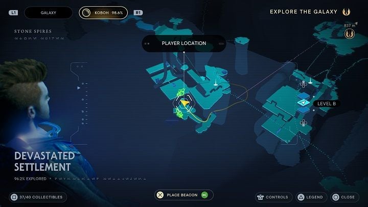 Go inside and deal with opponents - Jedi Survivor: Devastated Settlement - list of secrets (part 2) - Koboh - Star Wars Jedi Survivor guide