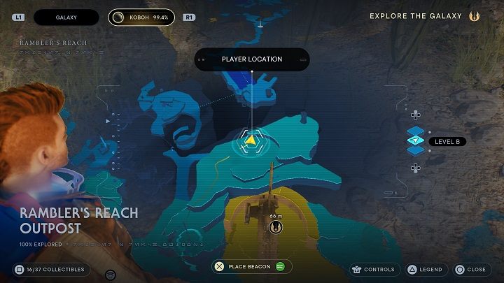 After a short walk, you'll find the seed plant - Jedi Survivor: Ramblers Reach Outpost - list of secrets (part 1) - Koboh - Star Wars Jedi Survivor guide