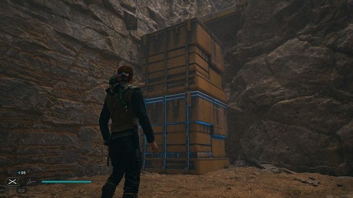 After acquiring the Essence, you can place one crate on top of the other - Jedi Survivor: Winding Ravine - list of secrets - Koboh - Star Wars Jedi Survivor guide