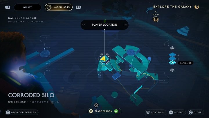 After a short climb, you'll encounter a container on which you need to use Force on - Jedi Survivor: Corroded Silo - secrets - Koboh - Star Wars Jedi Survivor guide