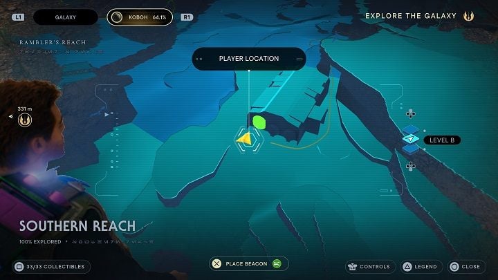 The Flooded Bunker is beneath a small building located in the central part of Rambler's Reach - Jedi Survivor: Flooded Bunker - secrets - Koboh - Star Wars Jedi Survivor guide