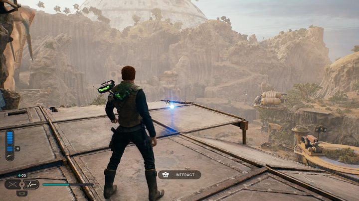 Then you are left with using BD-1 to burn off the growth and jump over the walls - Jedi Survivor: Derelict Dam - list of secrets, part 3 - Koboh - Star Wars Jedi Survivor guide