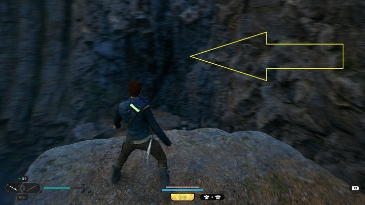 You can also lure a mine to the location with the workbench - Jedi Survivor: Derelict Dam - list of secrets, part 2 - Koboh - Star Wars Jedi Survivor guide