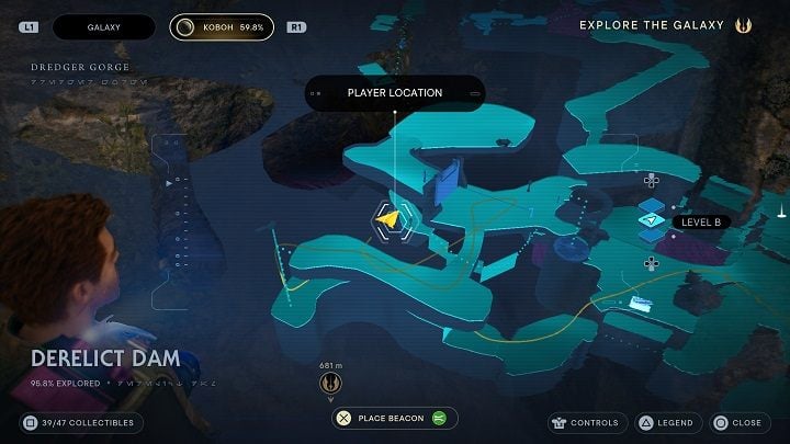 It will be another Priorite Shard - Jedi Survivor: Derelict Dam - list of secrets, part 2 - Koboh - Star Wars Jedi Survivor guide