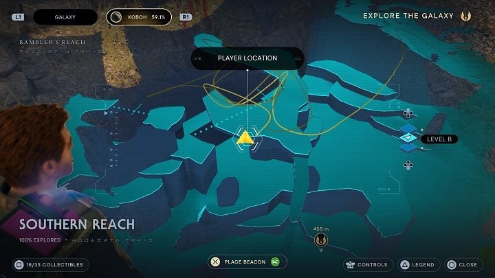 Another portion of the seeds is a little further away from the others - Jedi Survivor: Southern Reach - list of secrets, part 2 - Koboh - Star Wars Jedi Survivor guide