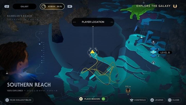 In a small alcove nearby you will find another priorite shard - Jedi Survivor: Southern Reach - list of secrets, part 2 - Koboh - Star Wars Jedi Survivor guide