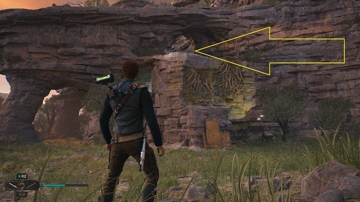 From the place where you obtained the seeds from the previous subsection, you may notice a ledge - Jedi Survivor: Southern Reach - list of secrets, part 1 - Koboh - Star Wars Jedi Survivor guide