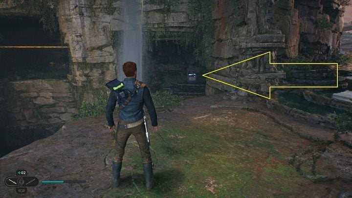 Behind the vines is a small cave, where you will be attacked by two Bramliks - Jedi Survivor: Southern Reach - list of secrets, part 1 - Koboh - Star Wars Jedi Survivor guide