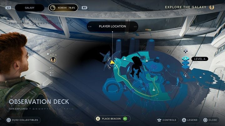 After climbing the grid, run to the right - Jedi Survivor: Observation Deck - list of secrets - Koboh - Star Wars Jedi Survivor guide