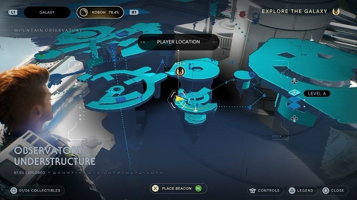 Return upstairs and continue from there - Jedi Survivor: Observatory Understructure - list of secrets - Koboh - Star Wars Jedi Survivor guide