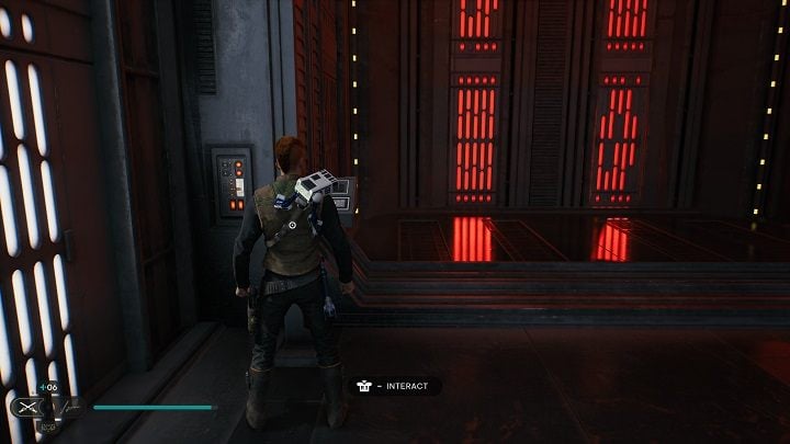 Go further by jumping over the wall, then jump down to the very bottom using the platforms - Jedi Survivor: Imperial Post 8L-055 - list of secrets - Koboh - Star Wars Jedi Survivor guide