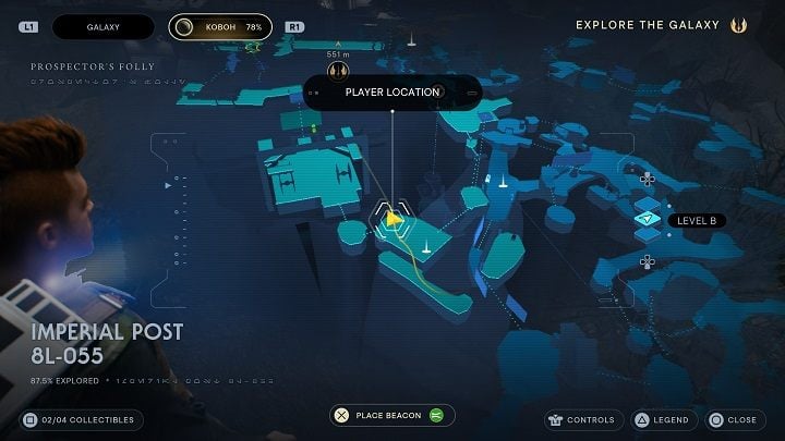 Return to the meditation point and go the other way - Jedi Survivor: Imperial Post 8L-055 - list of secrets - Koboh - Star Wars Jedi Survivor guide