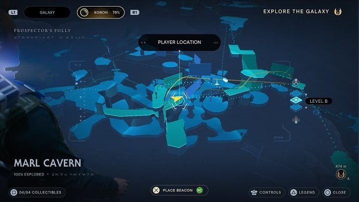 From there, just go upstairs and then outside - Jedi Survivor: Imperial Post 8L-055 - list of secrets - Koboh - Star Wars Jedi Survivor guide