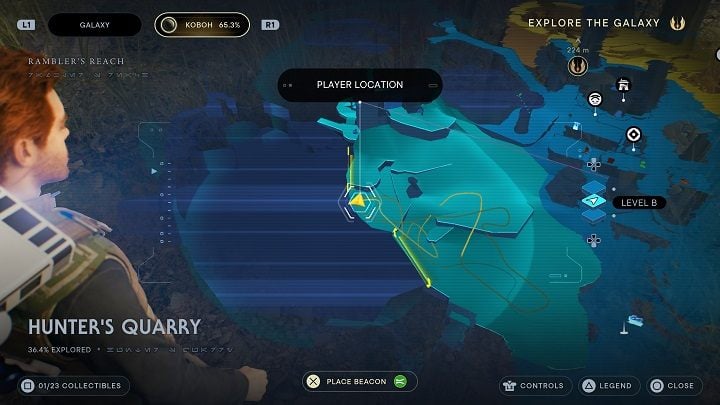 Another Seed Pod can be found opposite to the previous collectible - Jedi Survivor: Hunters Quarry - list of secrets - Koboh - Star Wars Jedi Survivor guide