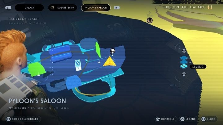 With enough conversations, you'll receive access to the aforementioned room - Jedi Survivor: Pyloons Saloon - list of secrets - Koboh - Star Wars Jedi Survivor guide