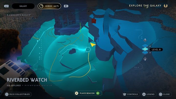 Travel to the vicinity of the entrance to Corroded Silo - there you'll find a runnable wall and a rope that you can use to access the nearby meditation point - Jedi Survivor: Riverbed Watch - list of secrets - Koboh - Star Wars Jedi Survivor guide