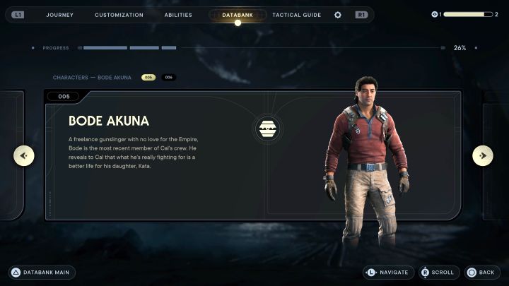 Bode Akuna is an adventurer who is one of Cal's new friends - Star Wars Jedi Survivor: List of all companions - Basics - Star Wars Jedi Survivor guide