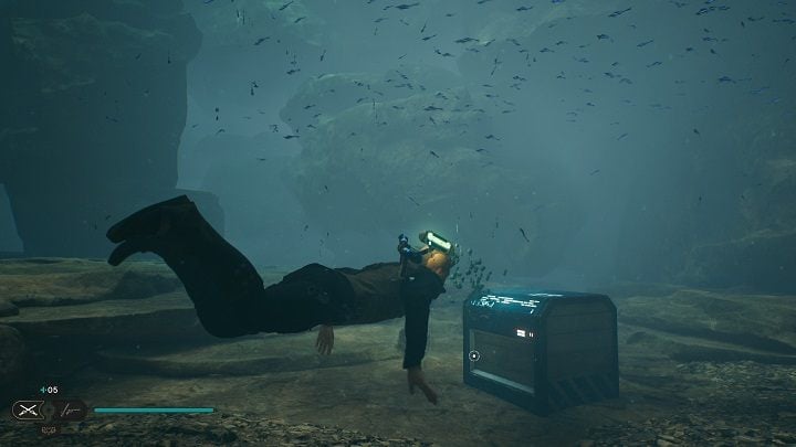 Go back from the location of the last collectible and jump into the water - Jedi Survivor: Smugglers Tunnels - list of secrets - Koboh - Star Wars Jedi Survivor guide