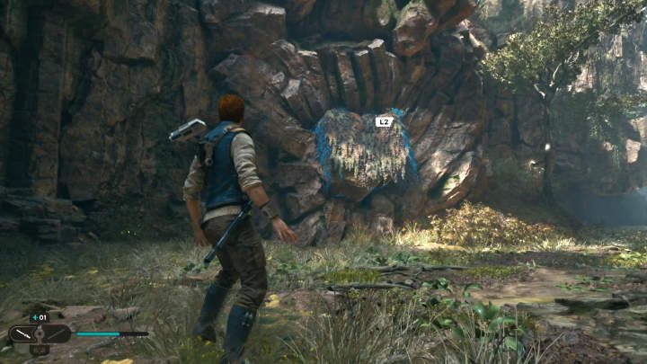 You will arrive at the lair of a Bilemaw - Star Wars Jedi Survivor: The Forest Array - Walkthorugh - Star Wars Jedi Survivor guide