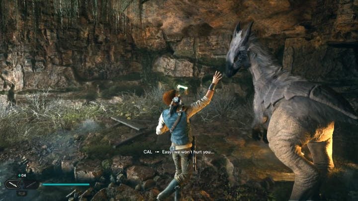 You will reach a place where you will be able to tame and ride a Nekko mount - Star Wars Jedi Survivor: The Forest Array - Walkthorugh - Star Wars Jedi Survivor guide