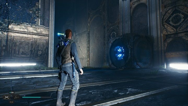 This way you will be able to move one of them to the elevator located against the wall - Jedi Survivor: Chamber of Detachment - list of secrets - Koboh - Star Wars Jedi Survivor guide